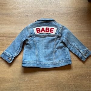 Ingrid and Isabel Babe Denim Jacket EUC